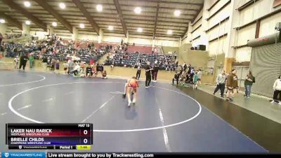 69-76 lbs Quarterfinal - Laker Nau Rarick, Westlake Wrestling Club vs Brielle Childs, Champions Wrestling Club