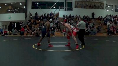 285 lbs Champ. Round 2 - Jack Heldt, Wabash vs Marques Lewis, Marian University (IN)