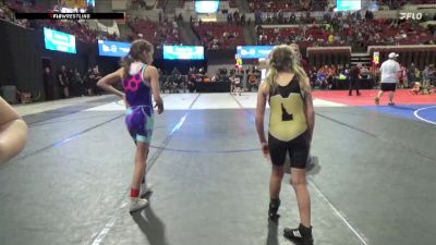 73 lbs 5th Place Match - Nayla O`Neill, Silver Valley Wrestling Club vs Mesa Daniels, East Glacier Bobcats