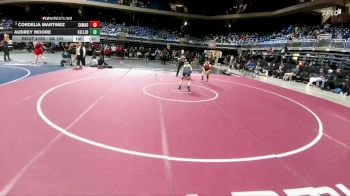 6A 100 lbs Cons. Round 2 - Cordelia Martinez, San Antonio Madison vs Audrey Moore, Keller
