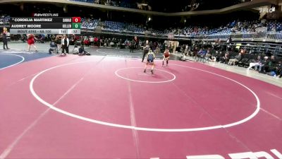 6A 100 lbs Cons. Round 2 - Cordelia Martinez, San Antonio Madison vs Audrey Moore, Keller