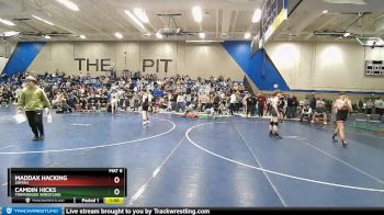 112 lbs Champ. Round 2 - Maddax Hacking, Uintah vs Camdin Hicks, Timpanogos Wrestling