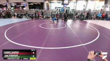 136 lbs Cons. Semi - Jade Norwood, Righteous Wrestling Club vs Aubrey Warren, NB Elite Wrestling Club