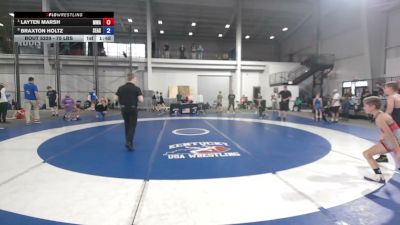 75 lbs Quarters - Layten Marsh, M3 Wrestling Academy vs Braxton Holtz, Seasons