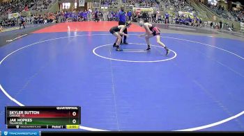 108 lbs Quarterfinals (8 Team) - Jak Hopkes, Tillamook vs Skyler Sutton, Cascade