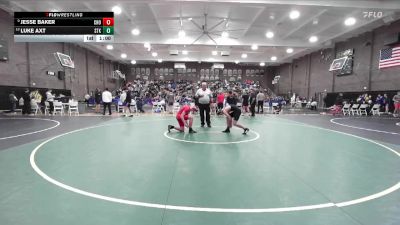 157 lbs Cons. Round 3 - Jesse Baker, Chowchilla vs Luke Axt, Stockdale