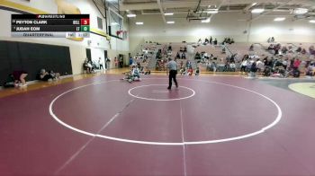 138 lbs Quarterfinal - Judah Eom, Frisco Lebanon Trail vs Peyton Clark, Hurst L.D Bell