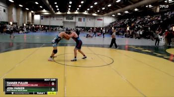 184 lbs Champ. Round 2 - Josh Parker, New Mexico Highlands vs Tanner Fuller, Iowa Western Community College