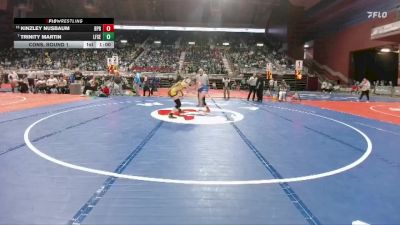 155 lbs Cons. Round 1 - Trinity Martin, Lingle-Ft. Laramie/Southeast vs Kinzley Nusbaum, Burns/Pine Bluffs