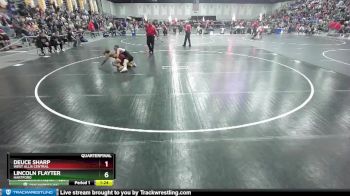 126 lbs Quarterfinal - Lincoln Flayter, Hartford vs Deuce Sharp, West Allis Central