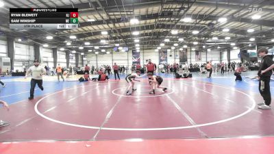 95 lbs 5th Place - Ryan Blewett, NJ vs Sam Winship, ME