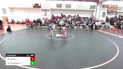 126 lbs Consolation - Rob Lewis, Silver Lake vs Max Sturtevant, Plymouth North