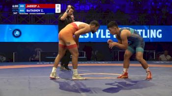 74 kg Final 3-5 - Jaideep Jaideep, India vs Zhakshylyk Baitashov, Kyrgyzstan