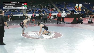 150 lbs Quarterfinal - William Merkle, Reading vs Dan Greaney, Leominster