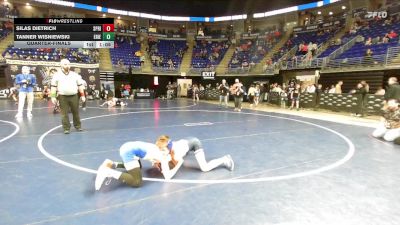 89 lbs Quarterfinal - Silas Dietrich, Spring Grove vs Tanner Wisniewski, Erie