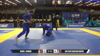 Luiz Felipe Assis Dos Santos vs Shane L. Fishman 2025 Pan Jiu Jitsu IBJJF Championship