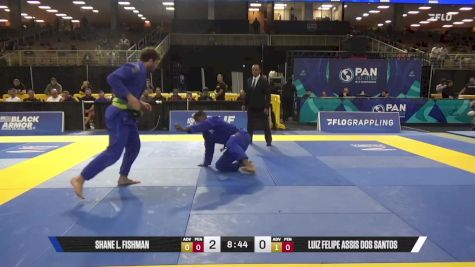 Luiz Felipe Assis Dos Santos vs Shane L. Fishman 2025 Pan Jiu Jitsu IBJJF Championship