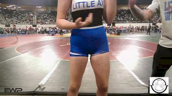 140 lbs Round Of 32 - Tegan Short, Mustang Middle School vs Kaydence Nelson, Weatherford
