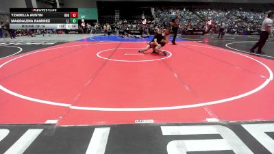 138 lbs Round Of 16 - Yzabella Austin, Hughson vs Magdalena Ramirez, Lovelock Mustangs