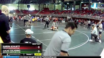85 lbs Semifinal - Aaron Schuett, Trojan Wrestling Club vs Lucas Saladino, Beatrice Wrestling Club