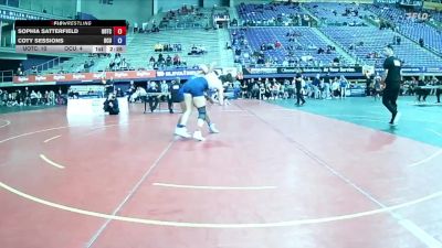 124 lbs Quarters & 1st Wb (16 Team) - Sophia Satterfield, University Of The Cumberlands vs Coty Sessions, Oklahoma City University