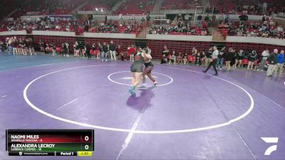 165 lbs Quarters & 1st Wb (16 Team) - Alexandra Lecroy, Lubbock Cooper vs Naomi Miles, Amarillo Tascosa