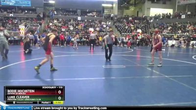 115 lbs Champ. Round 2 - Bodie Hochstein, League Of Heroes vs Luke Cleaver, Missouri Valley Wrestling Club