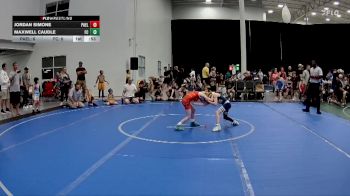 52 lbs Round 2 (6 Team) - Jordan Simone, PA East Lightning vs Maxwell Caudle, Full Circle