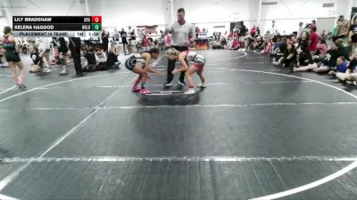 100 lbs Placement (4 Team) - Selena Hagood, R&R Ladies Black vs Lily Bradshaw, RPA