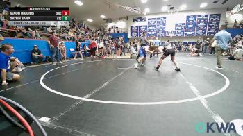 92-96 lbs Rr Rnd 2 - Jaxon Higgins, Choctaw Ironman Youth Wrestling vs Gatlin Earp, Chandler Takedown Club