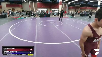 126 lbs Cons. Round 2 - Corey Bishop, Lake Highlands High School Wrestling vs Renzo Gann, Team Gann Wrestling