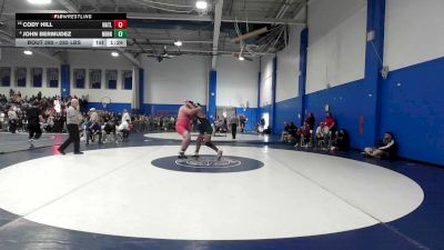 285 lbs Consi Of 4 - Cody Hill, North Attleborough vs John Bermudez, Minnechaug