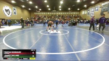 126 lbs Cons. Round 4 - Tristan Rodriguez, Hanford vs Johnny Ballard, Beverly Hills
