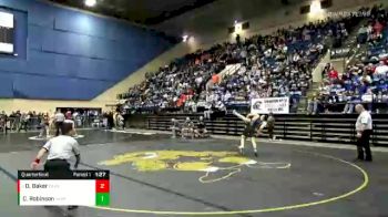 3 lbs Quarterfinal - Domonic Baker, New Kent vs CJ Robinson, Wilson Memorial