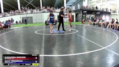 97 lbs Round 1 (6 Team) - Alexandria Skidmore, Oklahoma vs Scout Friederichs, North Dakota