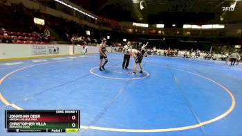 138 lbs Cons. Round 1 - Christopher Villa, Ironwood Ridge vs Jonathan Oder, Arizona College Prep