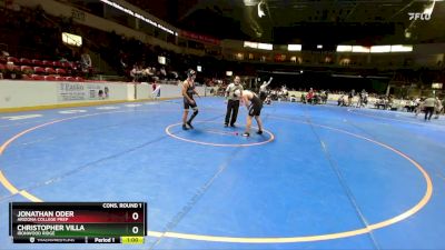 138 lbs Cons. Round 1 - Christopher Villa, Ironwood Ridge vs Jonathan Oder, Arizona College Prep