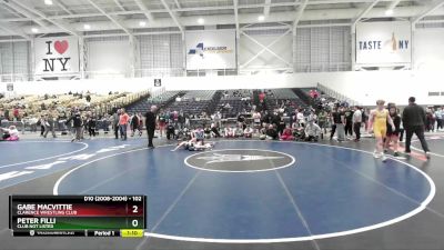 102 lbs Cons. Round 5 - Gabe MacVittie, Clarence Wrestling Club vs Peter Filli, Club Not Listed