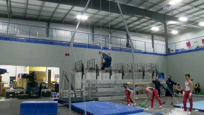Paul Juda - Still Rings, University of Michigan - 2021 April Men's Senior National Team Camp