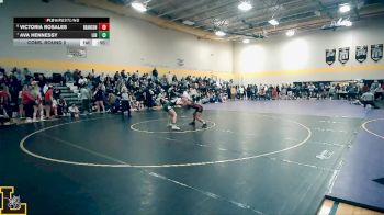 125 lbs Cons. Round 2 - Victoria Rosales, Branson vs Ava Hennessy, Lindbergh