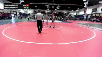 106 lbs Champ. Round 1 - Bryce Thompson, Riverside Poly vs Aaron Contreras, West Covina