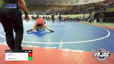 170 lbs Semifinal - Zayden Smith, Highlander Youth vs Jordan McKinney, Team Tulsa Wrestling Club