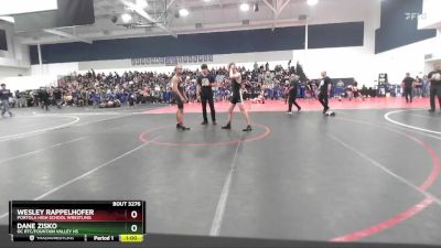 138 lbs Cons. Round 2 - Dane Zisko, OC RTC/Fountain Valley HS vs Wesley Rappelhofer, Portola High School Wrestling