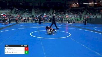 76 lbs Quarterfinal - Kayden Hanlon, SLAM WC vs Kameron Green Jr., Readyrp National