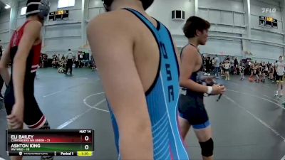 96 lbs Round 3 (8 Team) - Tony Mowish, WV Wild vs Elijah Petit, Contenders WA Green