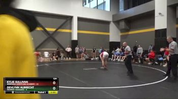 124 lbs Round 6 (16 Team) - Kylie Sullivan, Nebraska Wrestling Academy vs Devlynn Albrecht, Midwest Assassins