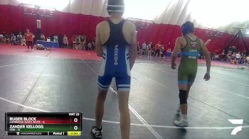 120 lbs Round 1 (4 Team) - Ruger Block, Cambridge-Isanti White vs Zander Kellogg, Lodi