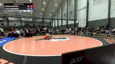 16U Boys FS - 120 lbs Cons. Round 3 - Teague Meagher, WA vs Tyler VanBebber, CA