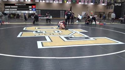 144 lbs Cons. Round 4 - Jaxon Themas, Iowa vs Luke Cleaver, The Best Wrestler