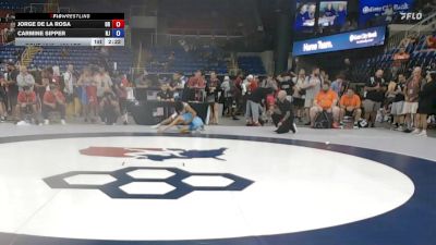 120 lbs Cons. Sub-rd Of 64 - Jorge De La Rosa, OR vs Carmine Sipper, NJ